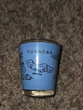 Curacao Blue Souvenir Shot Glass